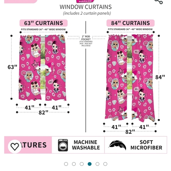 LOL curtains - Picture 2 of 5